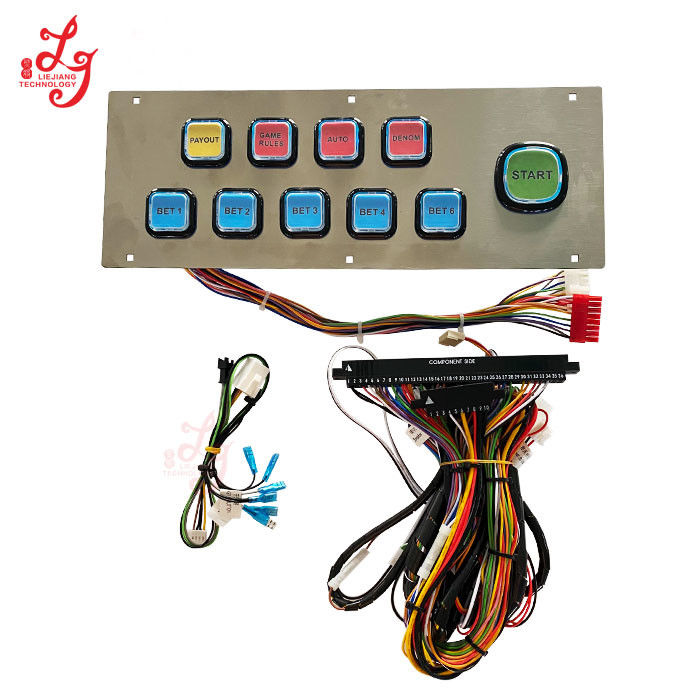 Buttons Panel Fire Link Dragon Iink Full Kit Wiring Harness Cable Cheery Master Kits For Sale